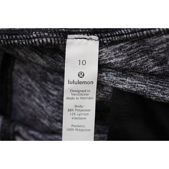 Lululemon - sz 10 - Ready to Rulu Fleece Jogger in Heathered Black, Excellent - Picture 2 of 13